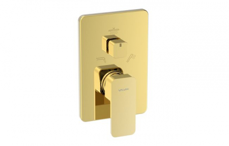 Baterii sanitare - Baterie dus incastrata loft pentru ccada-dus,3 functii auriu