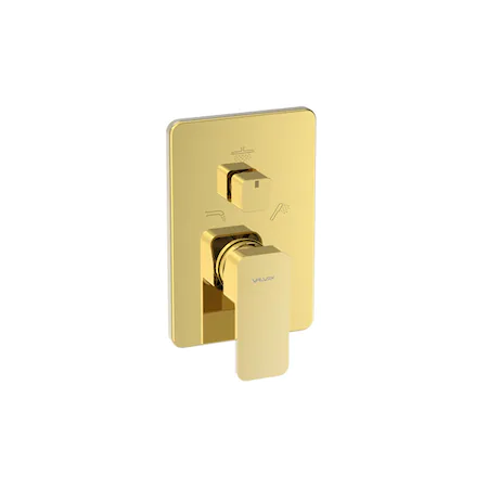 Baterii sanitare - Baterie incastrata loft pentru cada-dus,auriu