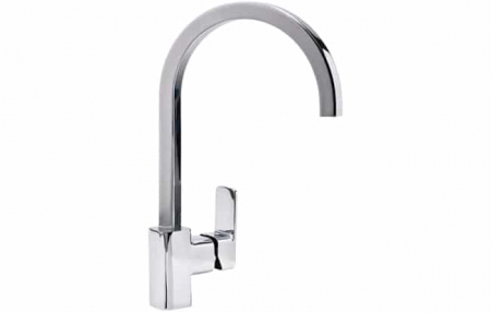 Amenajare bucatarie - Baterie loft pentru bucatarie,cu pipa lebada,crom
