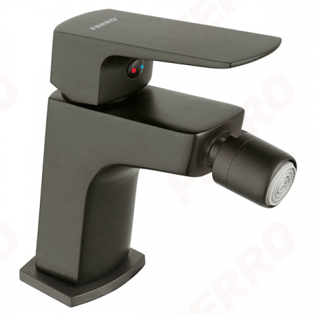 Baterii sanitare - Baterie stativa bideu FERRO Vitto Verdeline Gun Metal BVI6VLGM