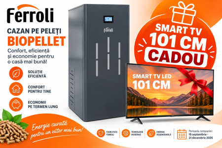 Centrale Termice si Cazane - Cazan din otel cu functionare pe peleti BIOPELLET TOP 18