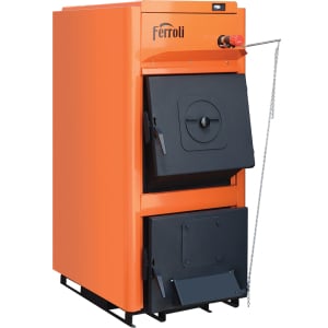 Centrale Termice pe Combustibil Solid Ferroli - Cazan din otel pe combustibil solid Ferroli FSB PRO 35kw