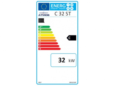 Cazan pe Lemn si Carbune cu Gazeificare ATMOS C 32 ST - 32 KW [3]