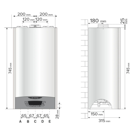 Centrala termica pe gaz ARISTON CLAS ONE WIFI 24+kit evacuare, CADOU extragarantie+termostat [3]