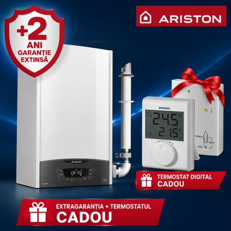 Centrale Termice pe gaz in condensare si clasice - Centrala termica pe gaz ARISTON CLAS ONE WIFI 24+kit evacuare, CADOU extragarantie+termostat