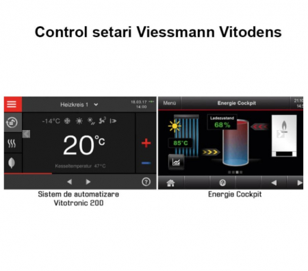 Centrala termica Viessmann Vitodens 200-W - 32 KW, TF - doar incalzire, afisaj color 7" [1]