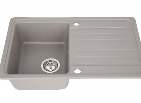 Chiuveta CASA BLANCA VERA 1 cuva si picurator 76X46 GRI [2]