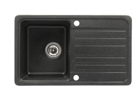 Chiuveta CASA BLANCA VERA 1 cuva si picurator 76X46 NEAGRA [3]