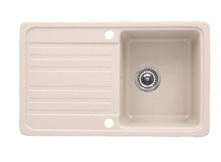 Chiuveta CASA BLANCA VERA 1 cuva si picurator 76X46 NISIP [1]