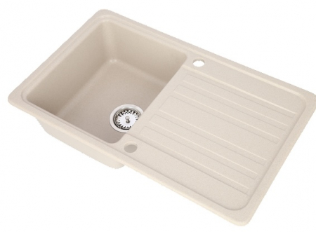 Amenajare bucatarie - Chiuveta CASA BLANCA VERA 1 cuva si picurator 76X46 NISIP