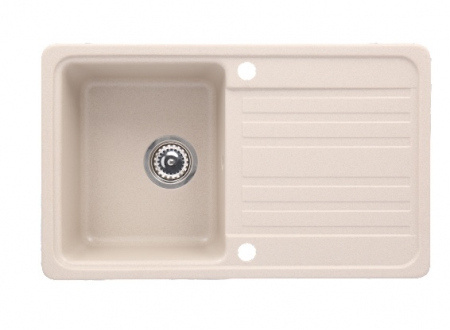 Chiuveta CASA BLANCA VERA 1 cuva si picurator 76X46 NISIP [3]