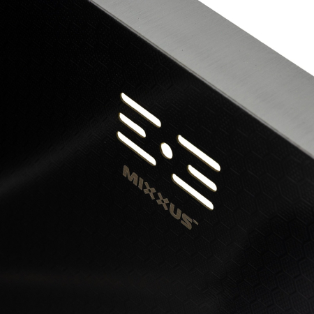 Chiuveta multifunctionala din inox nano black, honeycomb, seria Decor MIXXUS 750 × 460 mm [11]