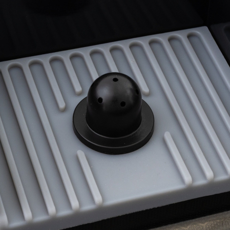 Chiuveta multifunctionala din inox nano black, honeycomb, seria Decor MIXXUS 750 × 460 mm [14]