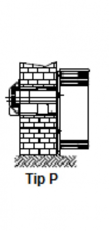 Convector Lampart LB 50P-1 cu evacuare la parapet cu arzator ceramic 5.5KW [1]