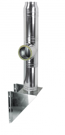 Cosuri de fum inox profesionale - Cos de fum profesional KaminINOX Primo 6m D160mm 90G / pornire consola