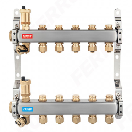 Radiatoare/Calorifere - Distribuitor-colector pentru calorifere FERRO SN-RO05S