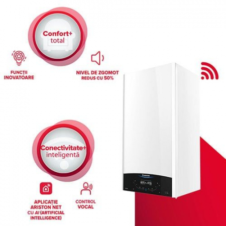 Centrala termica pe gaz in condensare Ariston GENUS ONE+ Wi-Fi 30 kW+kit evacuare model2022 [2]