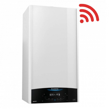 Centrale Termice si Cazane - Centrala termica pe gaz in condensare Ariston GENUS ONE+ Wi-Fi 35 kW+kit evacuare model2022
