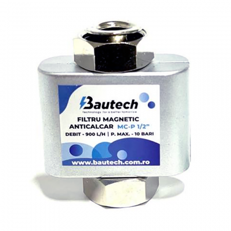 Filtre antimagnetita si magnetice - Filtru anticalcar Bautech MC-P ½"