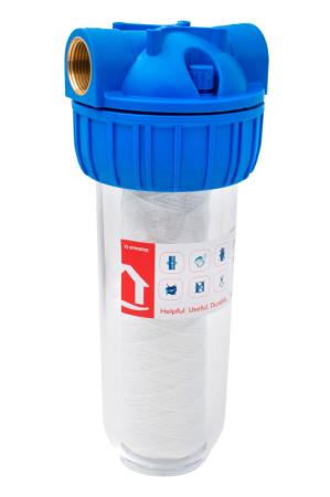 Filtre de apa - Filtru apa 10" cu cartus bumbac, filet interior 1" ERMETIQ