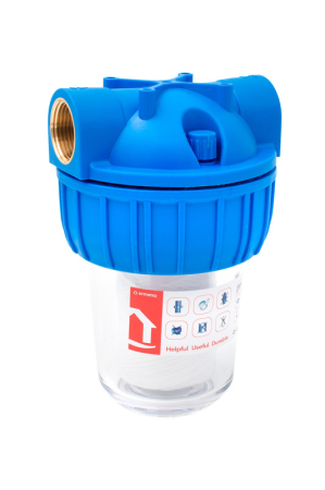 Filtre de apa - Filtru apa 5" cu cartus bumbac, filet interior 1" ERMETIQ