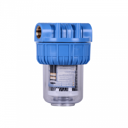 Filtre de apa - Filtru de apa 5”cu 1/2” cu cartus carbune activ TITAN