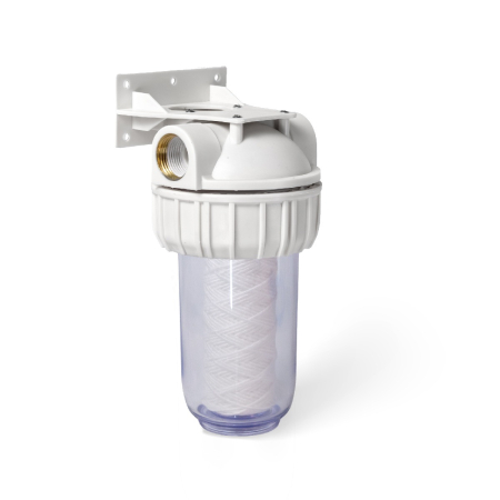 Instalatii apa/gaz/canalizare - Filtru de apa 5”cu 1” cu cartus de bumbac AQUAQUBE