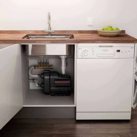 Hidrofor Grundfos Scala2 3-45, cu pompa + rezervor + motor + senzor + clapeta unisens, 550 W, 93013252 [2]