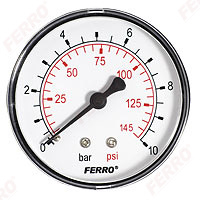 Centrale Termice si Cazane - Manometru axial FERRO M6310A 1/4''