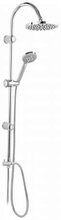 Pachet Rondo - set de dus cu dus fix si dus mobil culisant + Algeo - Baterie perete dus, fara accesorii [2]