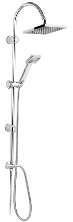 Pachet Squerto - set de dus cu dus fix si dus mobil culisant+ Algeo - Baterie perete dus, fara accesorii  NP22+BAG7 [2]