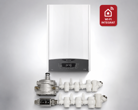 Centrale Termice si Cazane - Pachet Centrala Termica pe gaz ARISTON CLAS ONE 30Wi-Fi +KIT si pachet instalare PPR