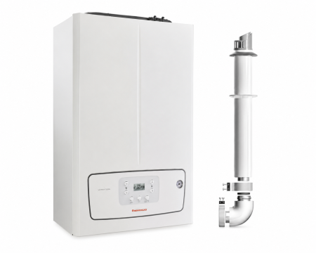 Pachet de baza: centrala termica murala in condensare Immergas Victrix TERA 24/28 ERP V3, 24 kW, kit evacuare si pachet instalare standard [1]