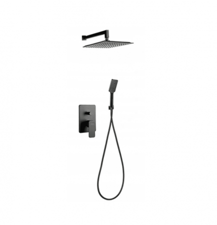 Seturi de Dus - Pachet incastrat carre cu baterie cada-dus si accesorii,negru