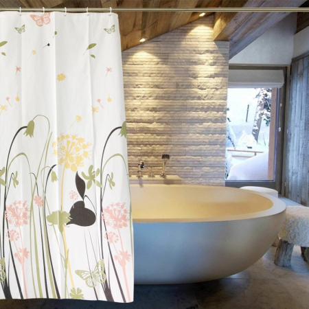 Produse Amenajare Baie - Perdea dus DANDELIONS 180X200 cm