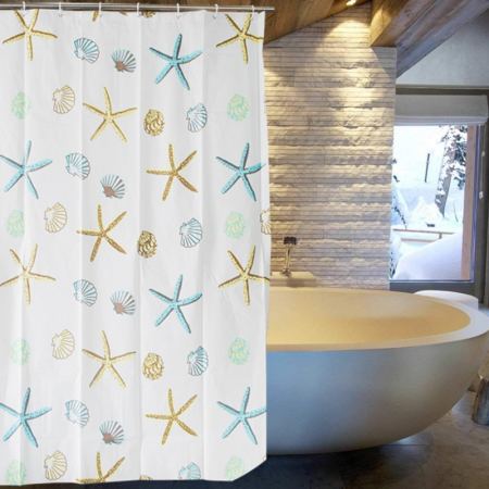 Produse Amenajare Baie - Perdea dus STARFISHES 180X200 cm