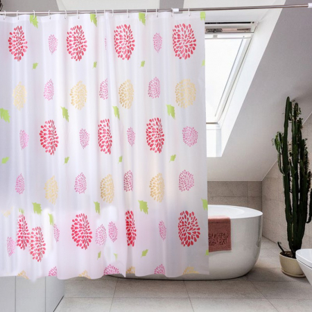 Produse Amenajare Baie - Perdea dus SUNFLOWERS 180X200 cm