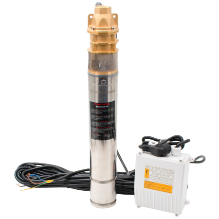 Instalatii apa/gaz/canalizare - Pompa submersibila de adancime 0.75KW  ERMETIQ BAR-3SKM100
