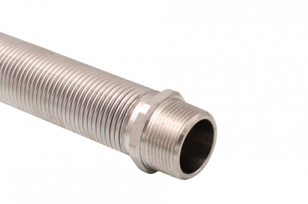 Produse Amenajare Baie - Racord antivibrant inox 11/4"MF 220-420mm