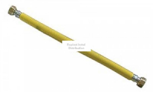 Racord extensibil din inox pentru gaz - Racord extens inox gaz 30-60cm 1/2"  FI