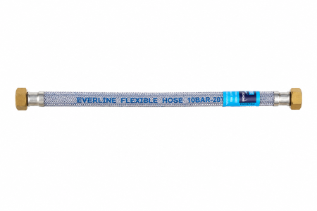 Racorduri flexibile apa - Racord flexibil cu invelis din cauciuc 1/2" 50cm