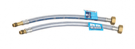 Racorduri flexibile apa - Racord flexibil monocomanda cu invelis din cauciuc 1/2" 30cm