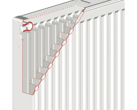 Radiator/Calorifer din otel Brise Heizkorper 22/600/2000 [1]