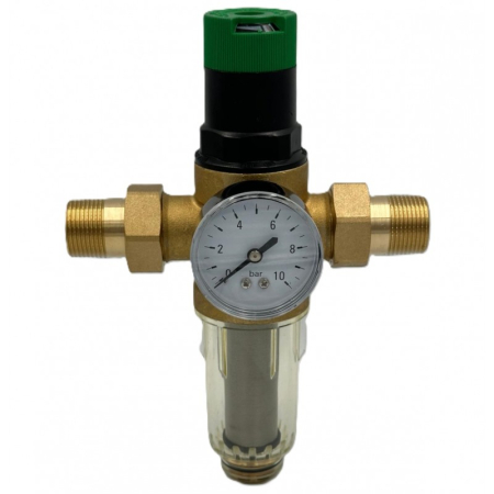 Piese hidrofor - Reductor presiune apa cu manometru 3/4" ROVAL