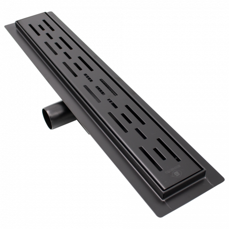 Rigola din inox CLASSIC NEGRU 600x70 [1]