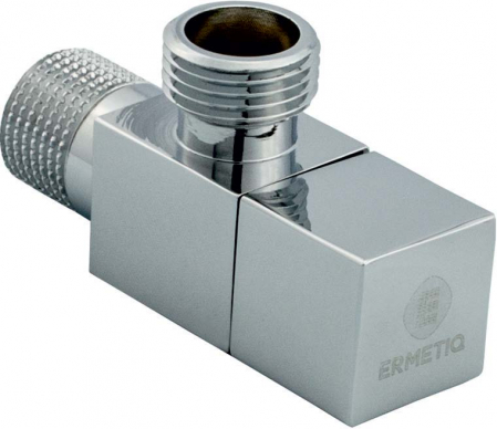 Instalatii apa/gaz/canalizare - Robinet coltar design MODERN 1/2"x3/4" ERMETIQ