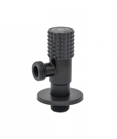 Instalatii apa/gaz/canalizare - Robinet coltar inox BLACK MATTE 1/2x3/4" IEL-CE1234N ERMETIQ
