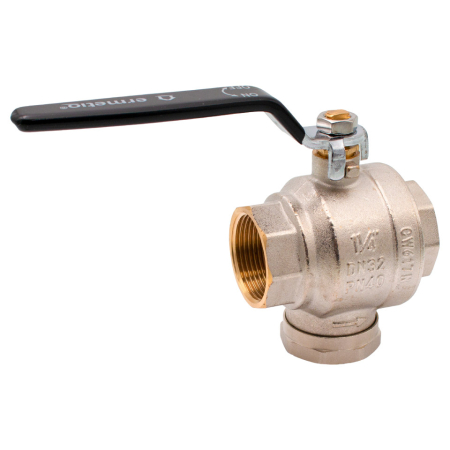 Robinet sferic cu filtru magnetic 3/4" FF ERMETIQ ER-LTFF34 [1]