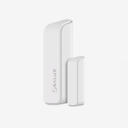 Incazire in Pardoseala - Senzor smart / inteligent pentru usa / fereastra Salus SW600, Wi-Fi, alimentare baterii, alb