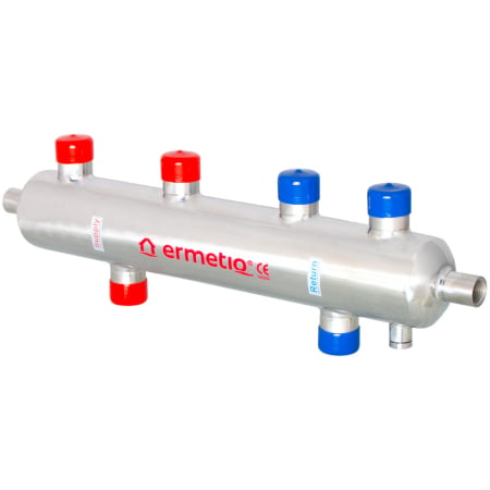 Butelie egalizare - Separator hidraulic inox izolat cu magnet doua circuite 1" max. 70KW (Butelie egalizare)